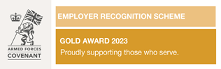 UK Ministry of Defence Gold Employer Relationship (ERS) award 2023